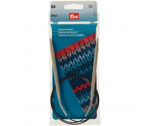 Andrele circulare aluminiu, 100 cm - 6,00 mm - Prym 211311